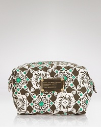 Hit print with this nylon cosmetics case from MARC BY MARC JACOBS, in a freshly minted motif and purse-perfect size.