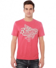 With a cool, casual graphic, this t shirt from Buffalo David Bitton instantly updates your weekend look.