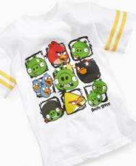With this Angry Birds graphic t-shirt from Epic Threads, he'll have high-flying style for summer.