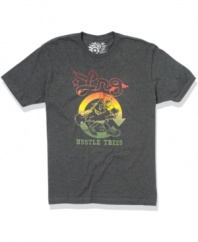 You're a hustler, baby. This cool, casual t-shirt from LRG will always keep up with you.