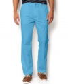 Smooth out your summer look with these flat front pants from Nautica.
