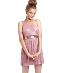 Party the night away in a bold party dress from Jump. Pink always makes a statement and iridescent sequined details are sure to have all eyes on you!