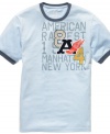 Never stop running things. This T shirt from American Rag has instant presence in your wardrobe of basics.