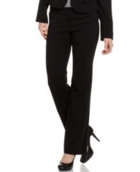 These chic extended-tab pants from XOXO will have you sitting pretty.