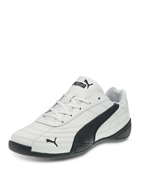 A solid, sophisticated sneaker from Puma that balances strong looks with a good fit and a slim look for fast-track kids.