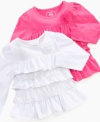 She can wrap herself in ruffles with this fun tiered top from So Jenni, a perfectly sweet style.