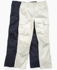 Load up. Convenience is key in these Greendog cargo pants with plenty of pockets to hold his essentials.