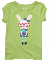 Give your little one a cute look with one of these adorable graphic t-shirts from Carter's.