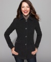 Fill your cold weather needs with this chic wool-blend coat from Anne Klein. It's just right for a polished look every time! (Clearance)