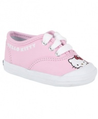 Keep her comfortably on her toes with these darling Hello Kitty® shoes from Keds®.