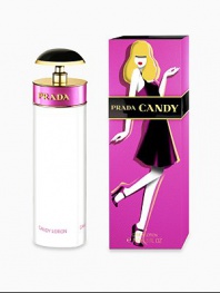 Prada Candy is instantly seductive - pure pleasure wrapped in impulsive charm. In an explosion of shocking pink and gold, Prada Candy takes us on a walk on the wild side, showing us a new facet of Prada femininity where more is more and excess is everything. Magnified by white musk, noble benzoin comes together with a modern caramel accord to give the fragrance a truly unique signature. This delicate, hydrating lotion hydrates and protects the skin, leaving it silky and radiant. 5 oz. 