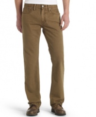 It's a brown out. These twill jeans from Levi's are a color correction to your normal denim look.