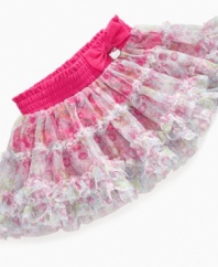 Do a little dance. The dainty ruffles on this tutu from Hello Kitty give her an extra bit of fun for playtime.