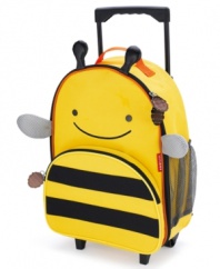 They'll be able to buzz right along with this bee suitcase from Skip Hop sized just for them.