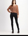 Downtown-cool sweater in a cropped, open-knit silhouette with ribbed trim and lots of swagger. RoundneckDropped shouldersLong dolman sleevesRibbed cuffs and hemAbout 20 from shoulder to hemAcrylicHand washImportedModel shown is 5'11 (178cm) wearing US size Small.