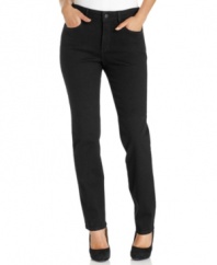 These Not Your Daughter's Jeans offer a slimming silhouette in a dressy, black wash that goes with anything. Pair them with heels for night and flats for day!