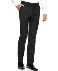 Get to the point at your next meeting with the sharpened style of these dress pants from American Rag.