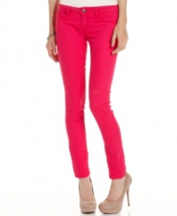 Take a walk on the bright side in these candy-colored skinny jeans from Tinseltown!