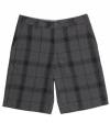Keep yourself moving comfortably through warm weather in these plaid walking shorts from O'Neill.