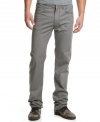 These gabardine jeans from Armani are made with luxuriously soft cotton