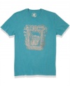 Bring some life to your basics with this rad graphic tee from Lucky Brand Jeans.