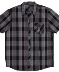 In a big, bold plaid, this shirt from O'Neill is a rugged take on your standard weekend rotation.