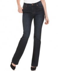 Bandolino's boot-cut jeans are figure-flattering essentials, whether you dress them up or down!
