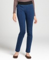The ease of leggings, the cool look of denim – Style&co.'s pants truly have it all! Seamed details add a unique touch, too.