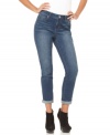 This look from DKNY Jeans reinvents the skinny silhouette for spring, with a chic rolled cuff. They showcase cute booties well, too!