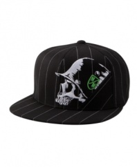 This graphic hat from Metal Mulisha gets your street style on lock.