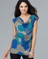 Seeing a pattern? Try Style&co.'s bold graphic printed tunic to spice up your look this season! (Clearance)