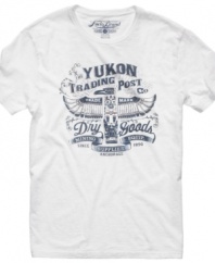 Capture the pioneer spirit of the West with this Yukon Post t-shirt from Lucky Brand.