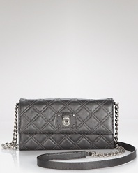 Ease the transition to evening with this quilted leather crossbody bag from Marc Jacobs. Sized to work over your shoulder or under your arm as a clutch, it's as versatile as it is luxurious.