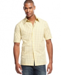 Plaid is always a crowd-pleaser, and you will be too in this shirt from John Ashford.