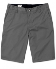 Summer starts here. Lock down your casual look with these chino shorts from Volcom.