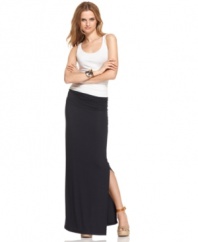 Wear it as a skirt or dress, this T Tahari maxi is perfect for a stylishly versatile spring wardrobe!