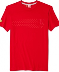 Always be prepared for a quick change with this Ferrari graphic t-shirt from Puma.