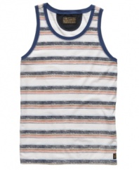 Greet the warm weather in cool, casual style. This tank from Lucky Brand Jeans fits the bill.
