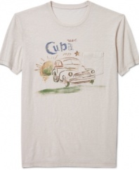 Havana, here you come. Get ready to indulge in some R&R with this casual tee from Lucky Brand Jeans.