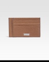 A wrinkled leather style with six credit card slots.Six credit card slotsLeather3W X 4HMade in Italy