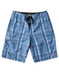 Rock out in these rad plaid shorts from O'Neill.