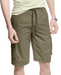 These overdyed cargo shorts from Calvin Klein take a tried-and-true style and gives it a modern upgrade.