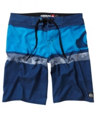With these Cypher board shorts from Quiksilver, he can enjoy the sun and the surf all summer long.