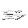 This romantic, Old World collection of flatware has scalloped edges embellishing the handle of each piece.