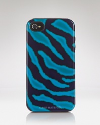 Take a walk on the wild side with this iPhone case from CaseMate, dressed up in graphic zebra stripes.