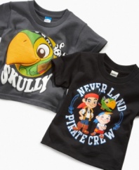 Arrr matey. These Neverland Pirates tees from Mad Engine will give boring style the hook.