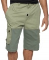 With cool color blocking, LRG takes cargo shorts out of neutral and into the fast lane.