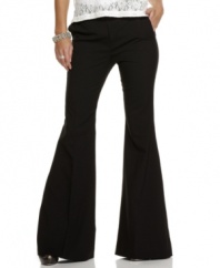 Vintage style meets the 21st century with these high-waist bellbottoms from Jessica Simpson!
