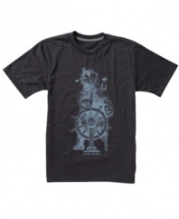 Ship-shape. A peg-legged bear pirate graphic on this tee from Quiksilver adds just enough cool without going overboard.