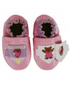 Welcome to the greatest show on earth. She's sure to keep you entertained in these darling Robeez shoes designed for easy movement, grip and muscle development.